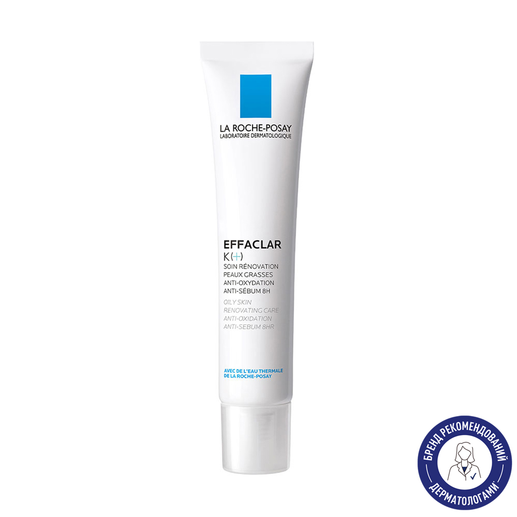 Відновлювальний засіб для обличчя La Roche-Posay Effaclar K (+) для комбінованої, схильної до жирності шкіри, 40 мл